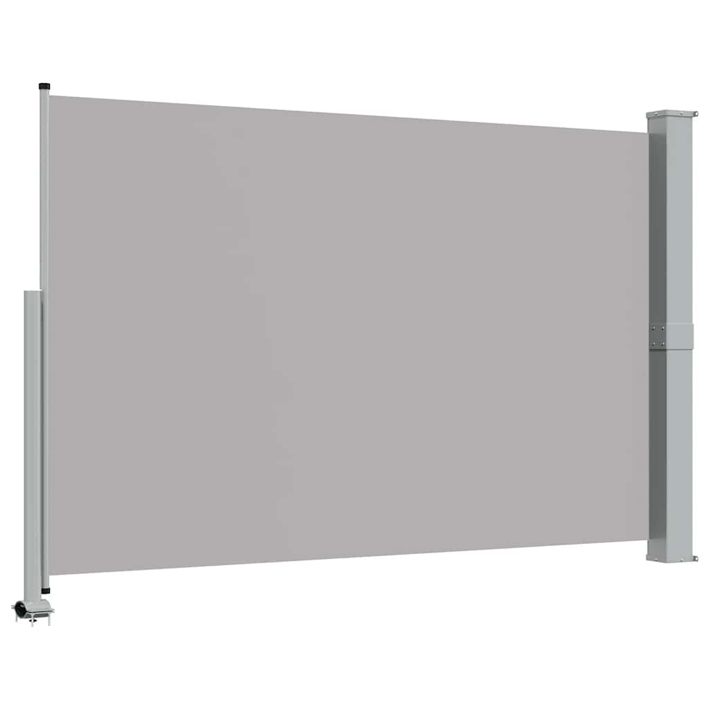 sammenrullelig sidemarkise til terrassen 160x300 cm grå