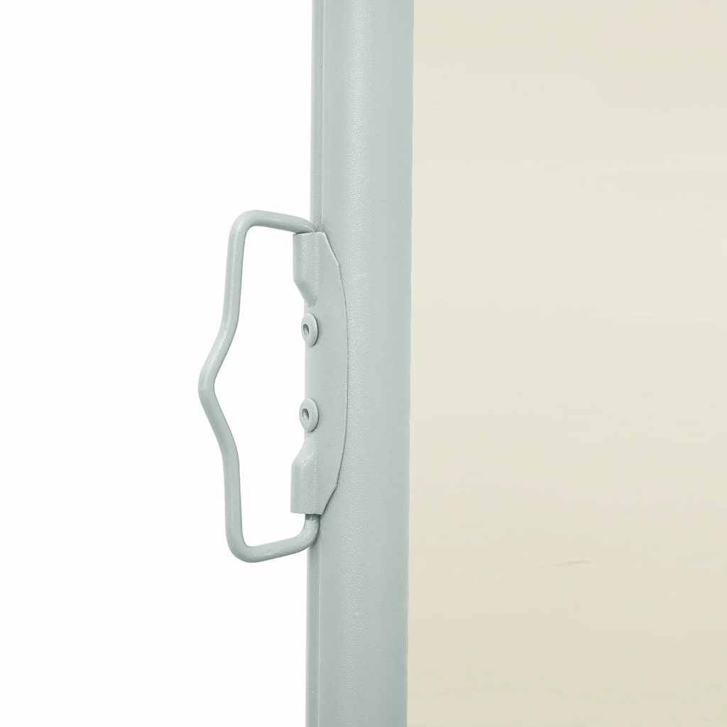sammenrullelig sidemarkise 140 x 314 cm cremefarvet