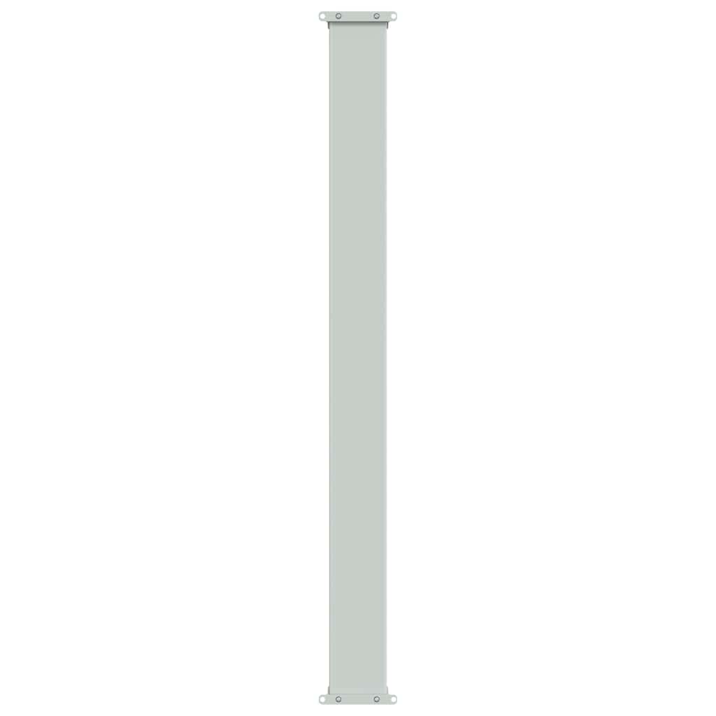 sammenrullelig sidemarkise 117x314 cm sort