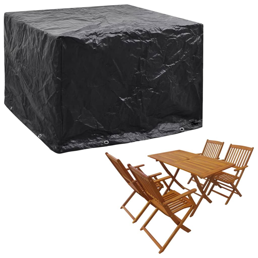 havemøbelovertræk 8 snørehuller 122x112x98 cm