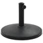 parasolfod rund polyresin 10 kg sort