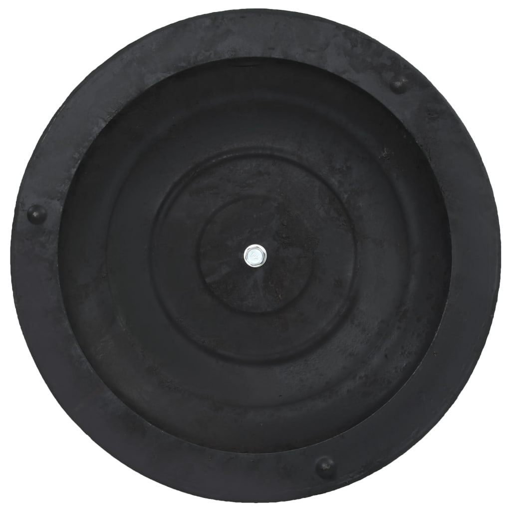 parasolfod rund polyresin 10 kg sort