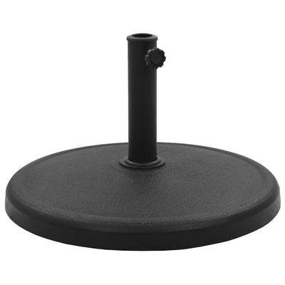 parasolfod rund polyresin 19 kg sort