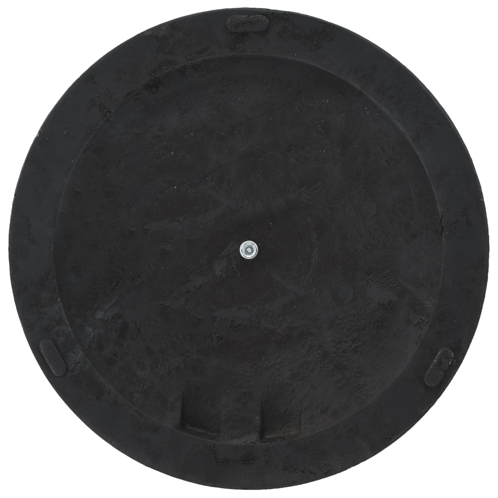 parasolfod rund polyresin 19 kg sort