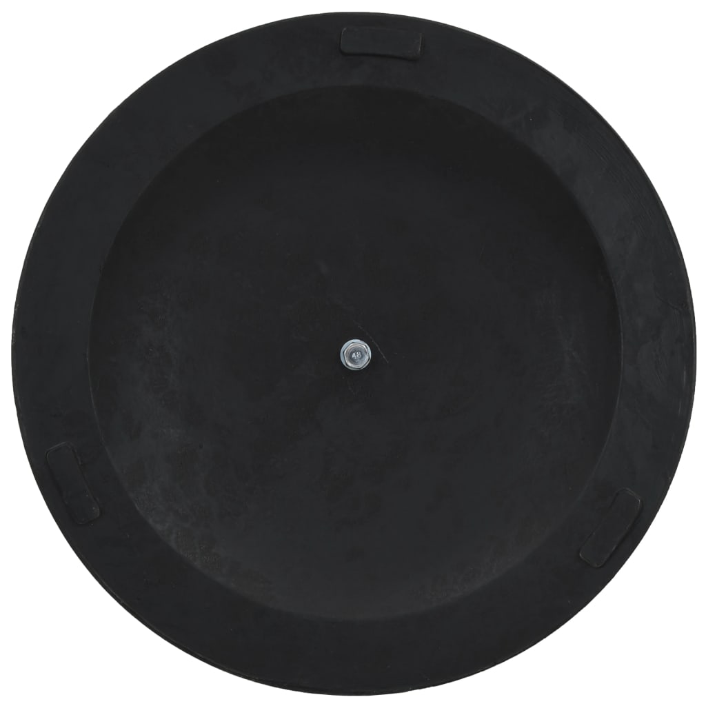 parasolfod rund polyresin 19 kg bronzefarvet