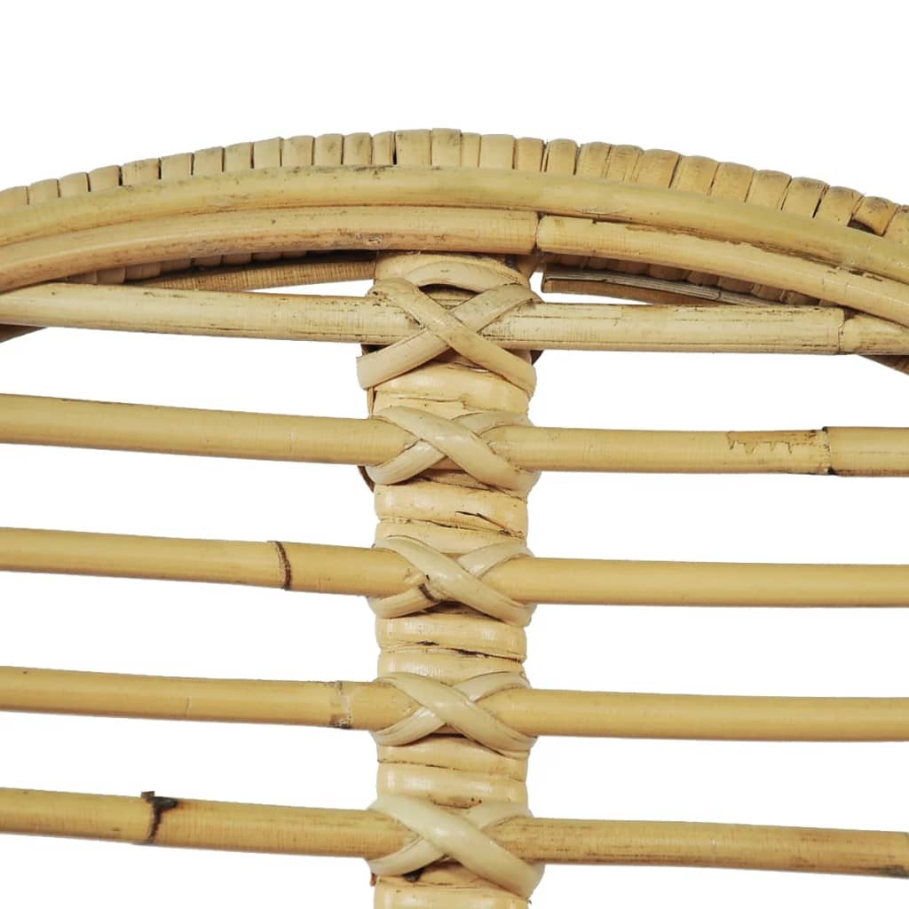 spisebordsstole 6 stk. naturligt rattan