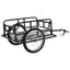 cykelanhænger 130x73x48,5 cm stål sort