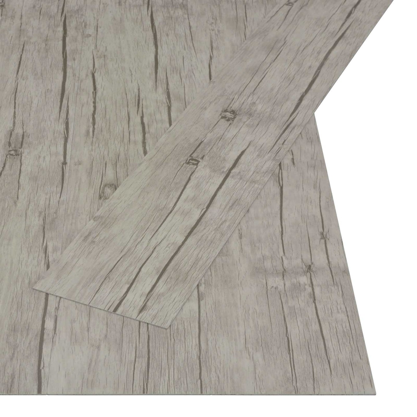 Selvklæbende Gulvplank Vasket Eg 4,46 m² 32 stk. PVC