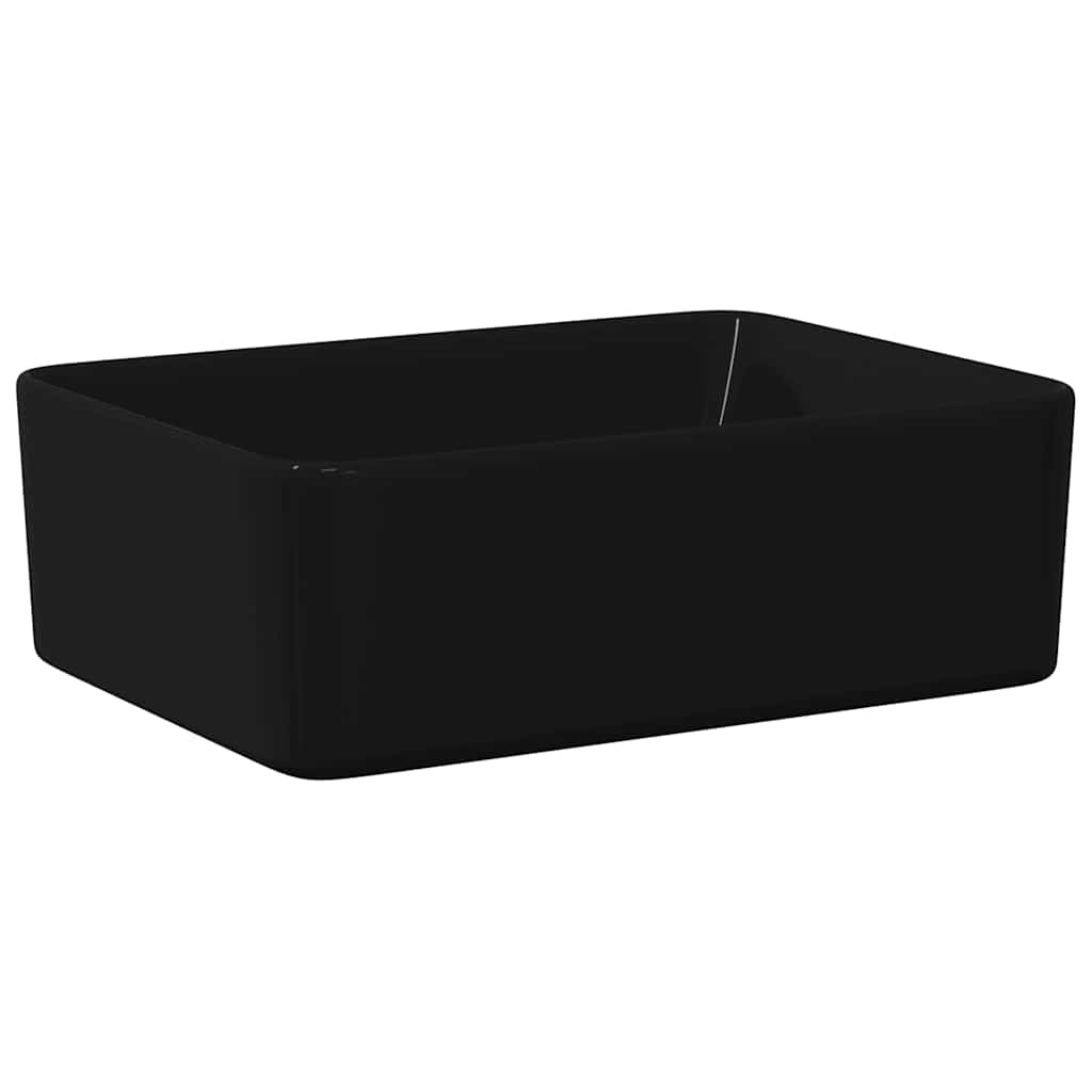 håndvask 40 x 30 x 13 cm keramik sort