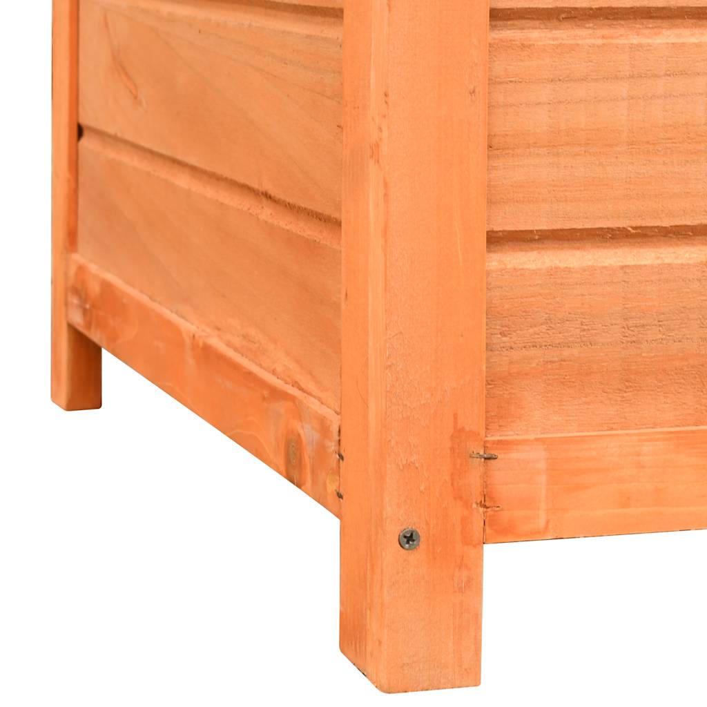 hundebur 120x77x86 cm massivt fyrre- og grantræ