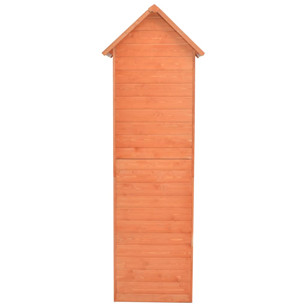 opbevaringsskur til haven 71x60x213 cm træ