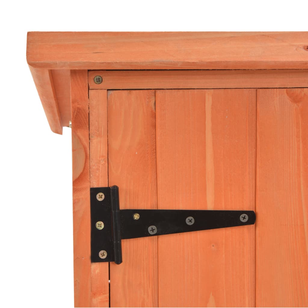 opbevaringsskur til haven 128x42x91 cm træ