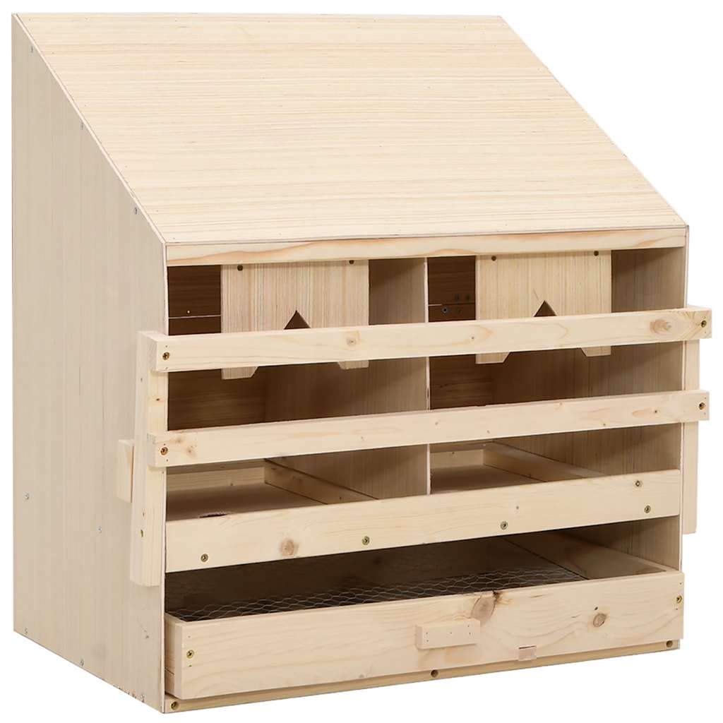 rugekasse 2 rum 63 x 40 x 65 cm massivt fyrretræ