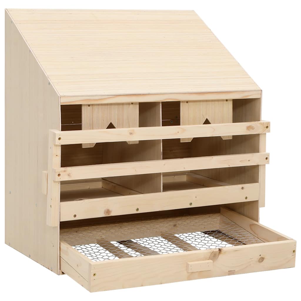 rugekasse 2 rum 63 x 40 x 65 cm massivt fyrretræ