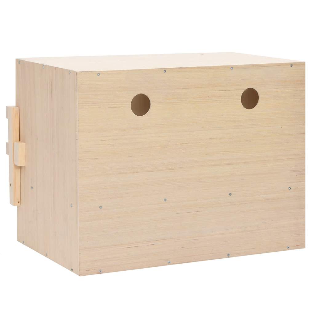 rugekasse 2 rum 63 x 40 x 45 cm massivt fyrretræ