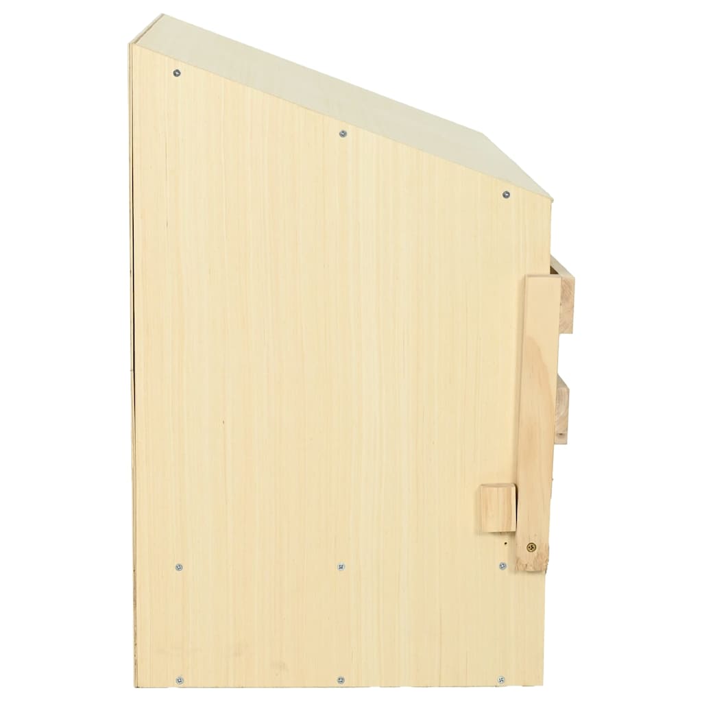 rugekasse 3 rum 93 x 40 x 65 cm massivt fyrretræ
