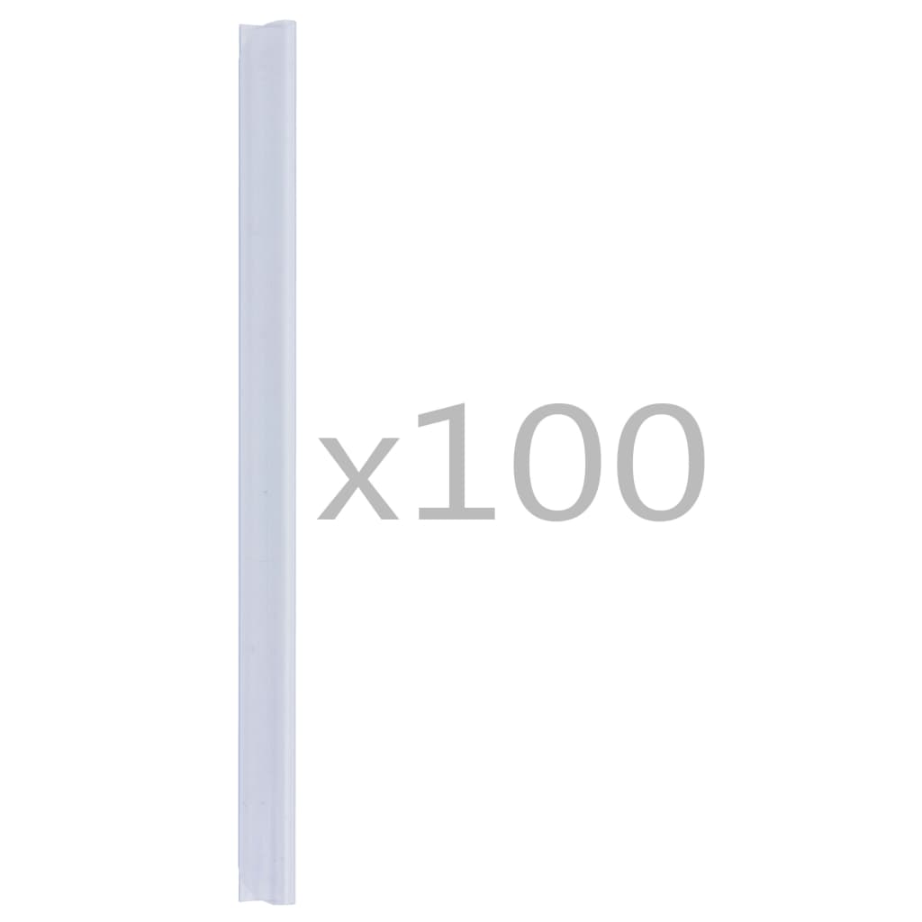 fastgørelsesstrips til hegn 100 stk. PVC transparent