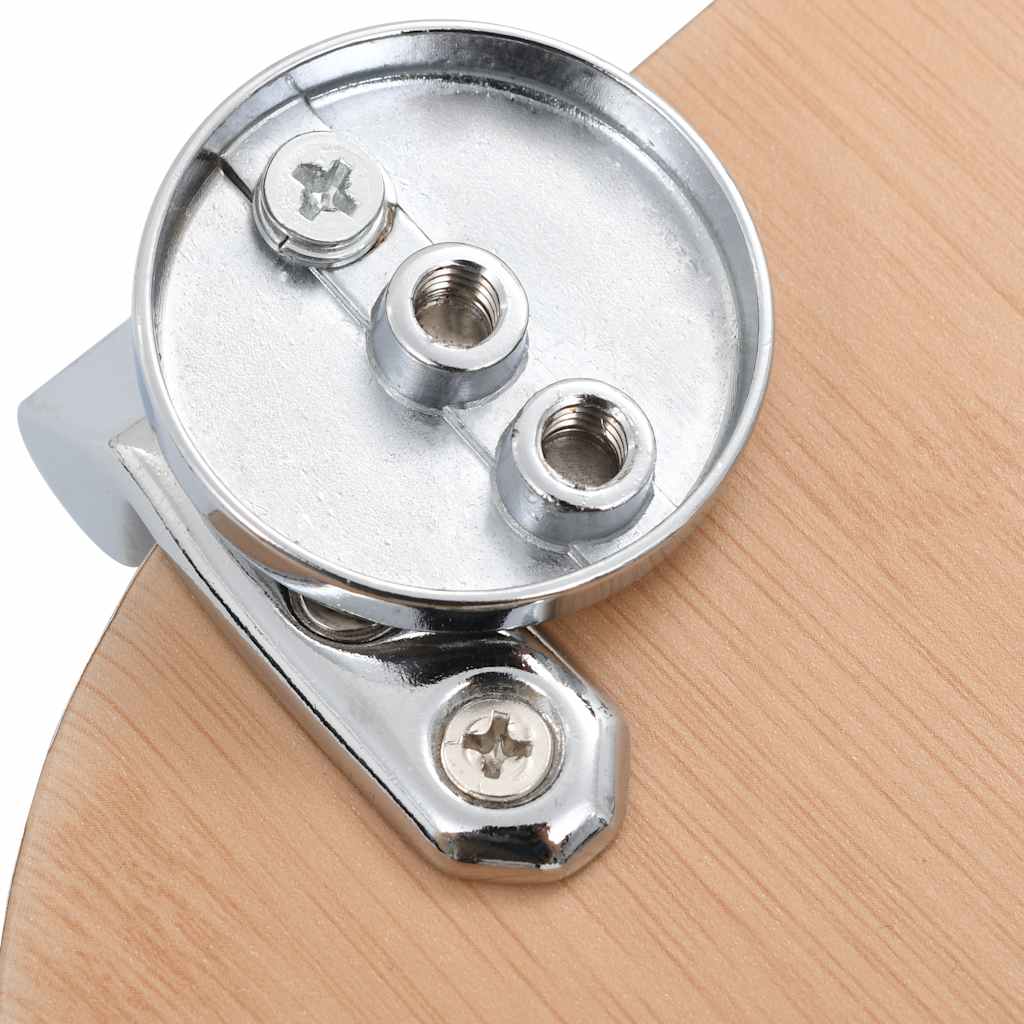 toiletsæde med låg MDF bambusdesign