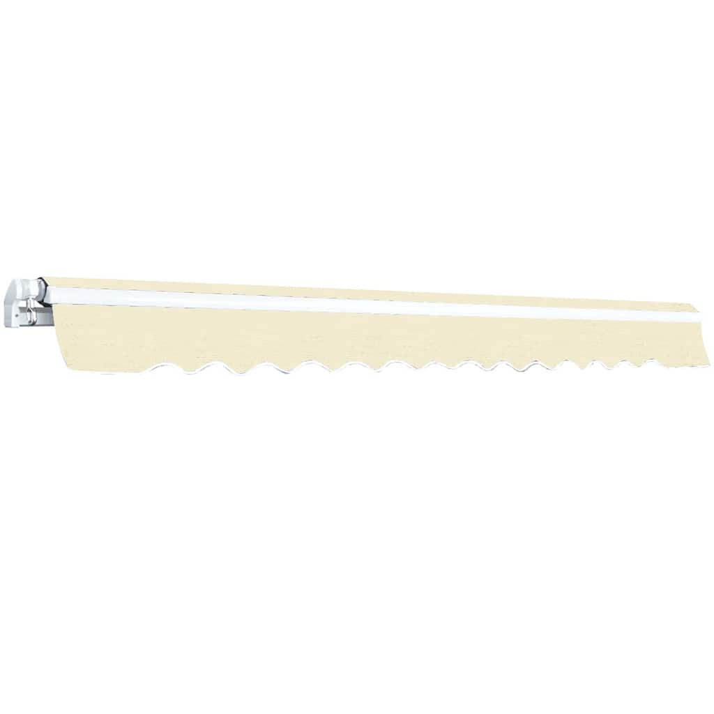foldemarkise manuel betjening 400 cm cremefarvet