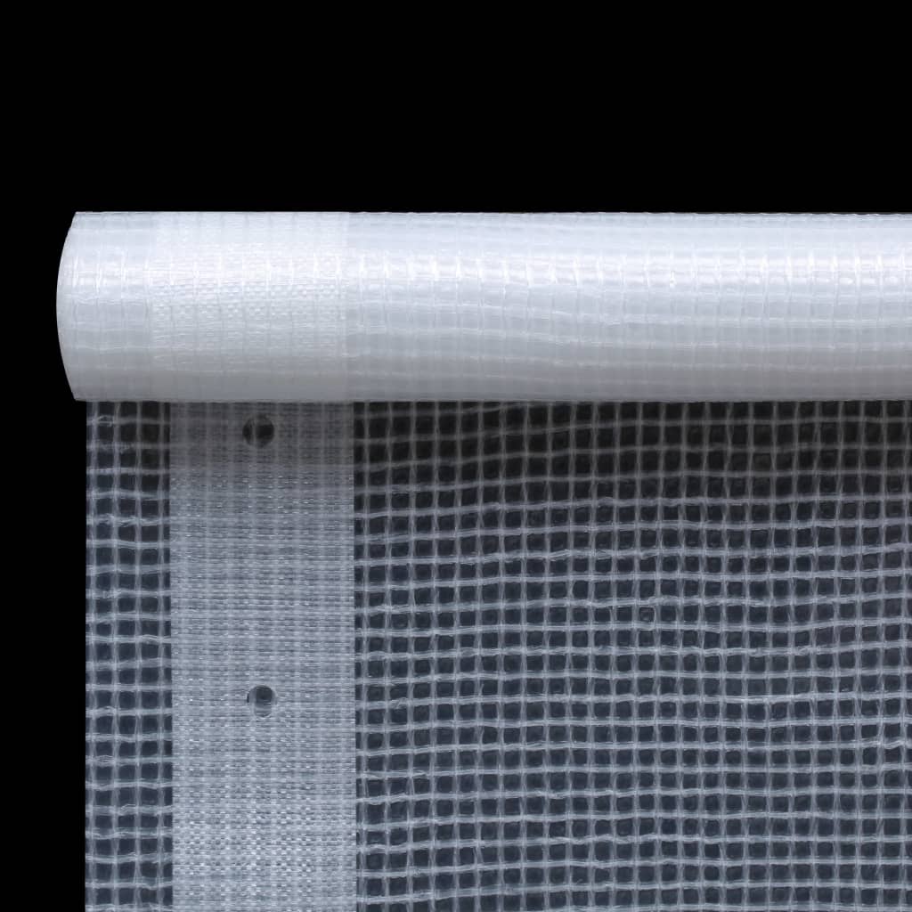 leno-presenning 260 g/m² 3 x 6 m hvid