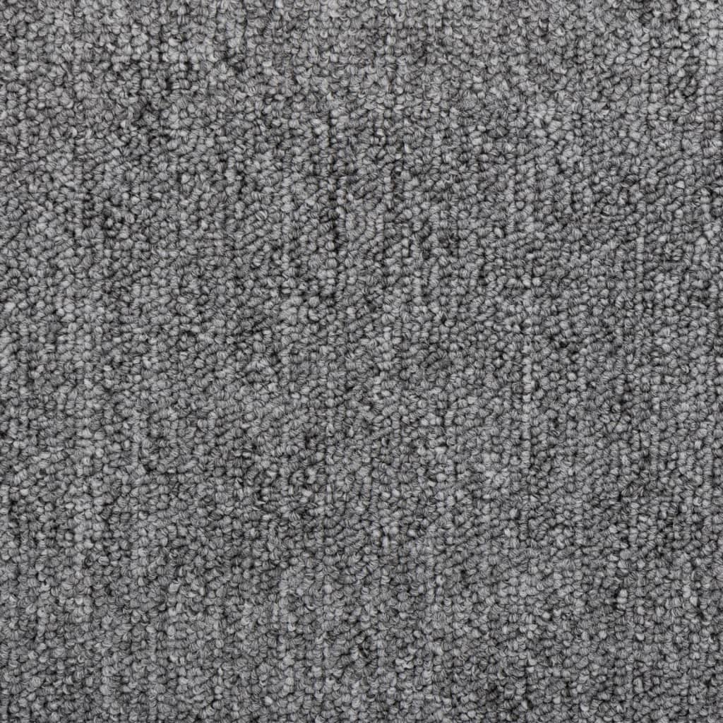 trappemåtter 15 stk. 65x24x4 cm mørkegrå halvrunde store