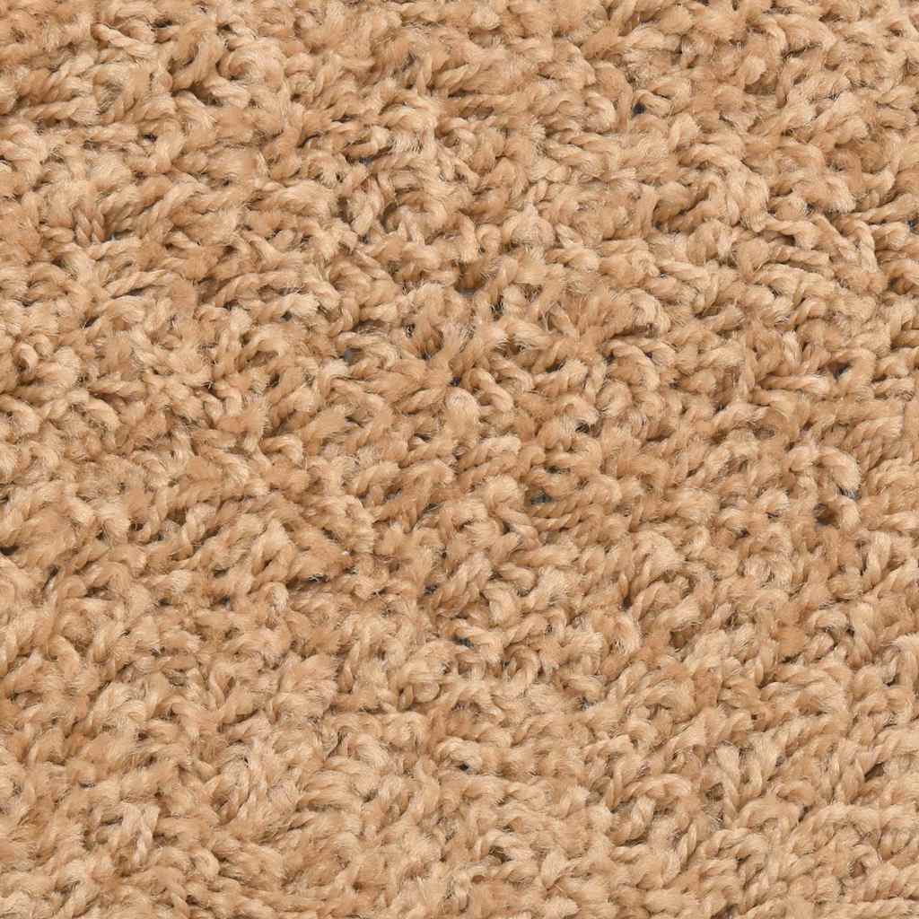 trappemåtter 15 stk. 56x17x3 cm beige halvrunde