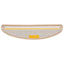 trappemåtter 15 stk. 56x17x3 cm cremefarvede halvrund