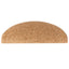 trappemåtter 15 stk. 65x21x4 cm beige halvrunde store
