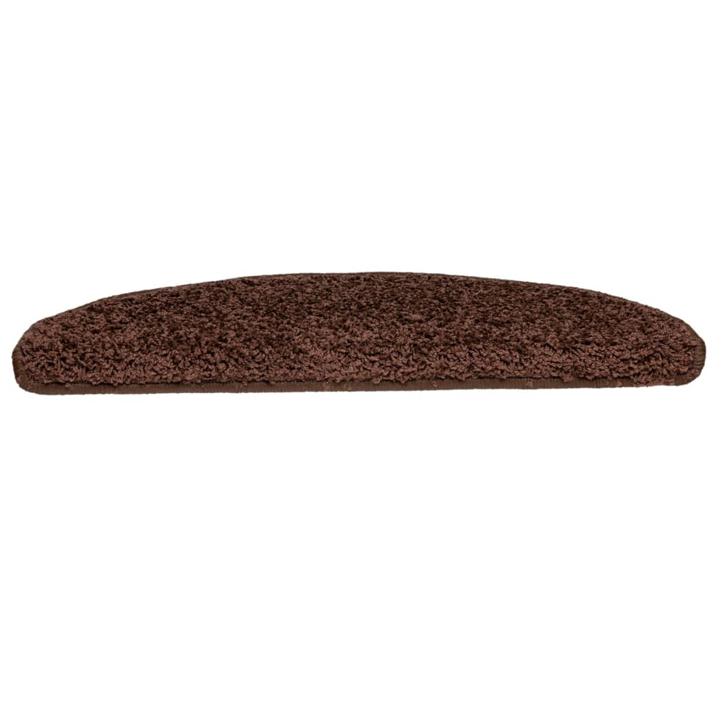 trappemåtter 15 stk. 65x21x4 cm brune halvrund store