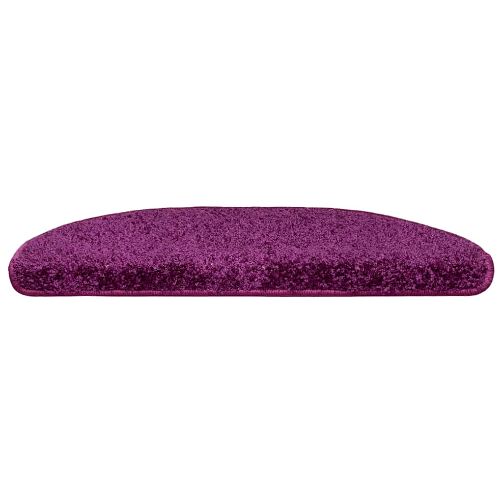 trappemåtter 15 stk. 65x21x4 cm violet halvrund stor
