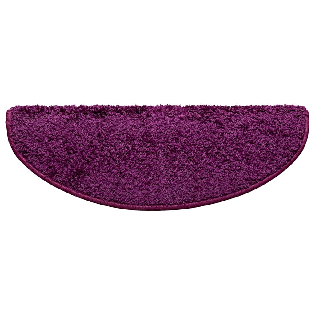 trappemåtter 15 stk. 65x21x4 cm violet halvrund stor