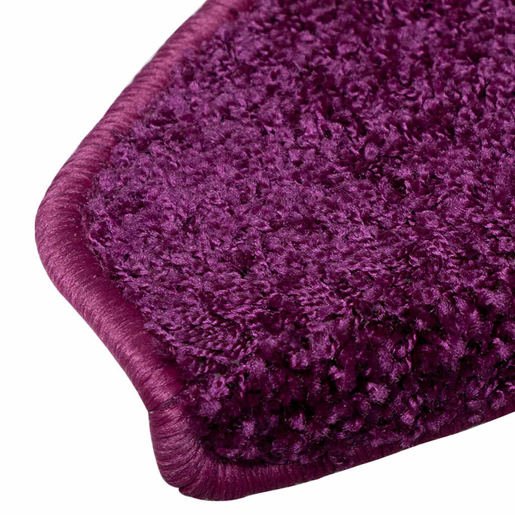 trappemåtter 15 stk. 65x21x4 cm violet halvrund stor