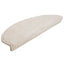 trappemåtter 15 stk. 65x21x4 cm hvide halvrunde store