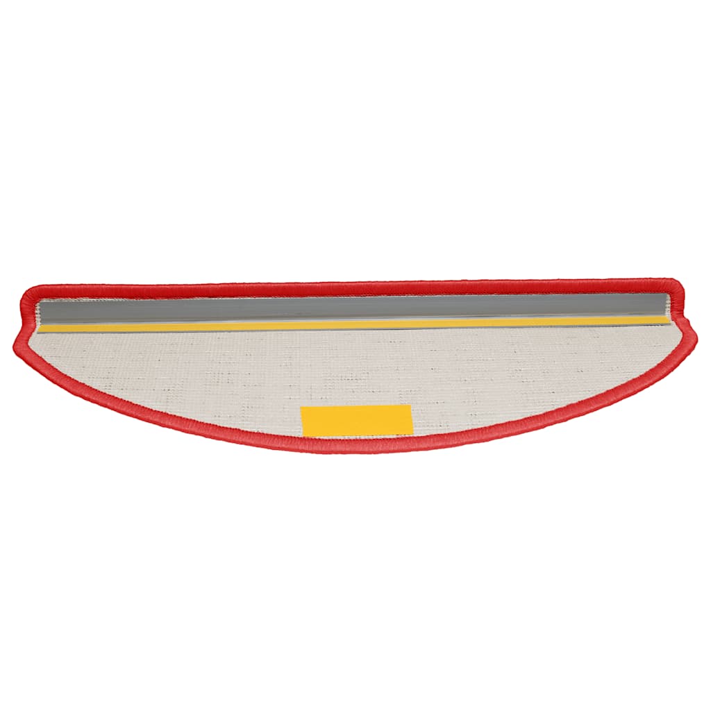 trappemåtter 15 stk. 65x21x4 cm røde halvrund store
