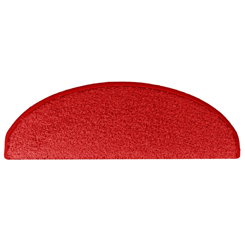 trappemåtter 15 stk. 65x21x4 cm røde halvrund store