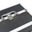 makeupkuffert 22 x 30 x 21 cm sort aluminium