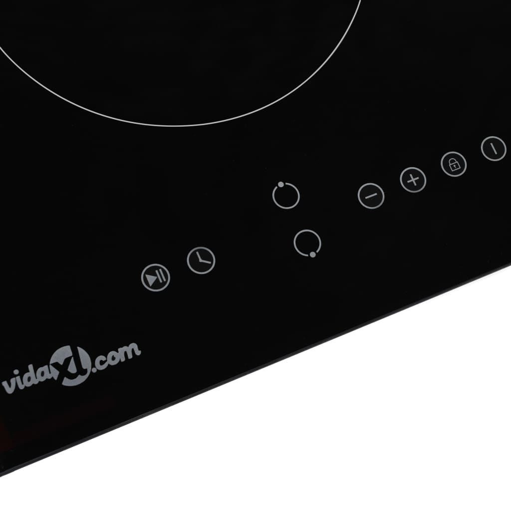 keramisk kogeplade med 2 brændere Touch Control 3000 W