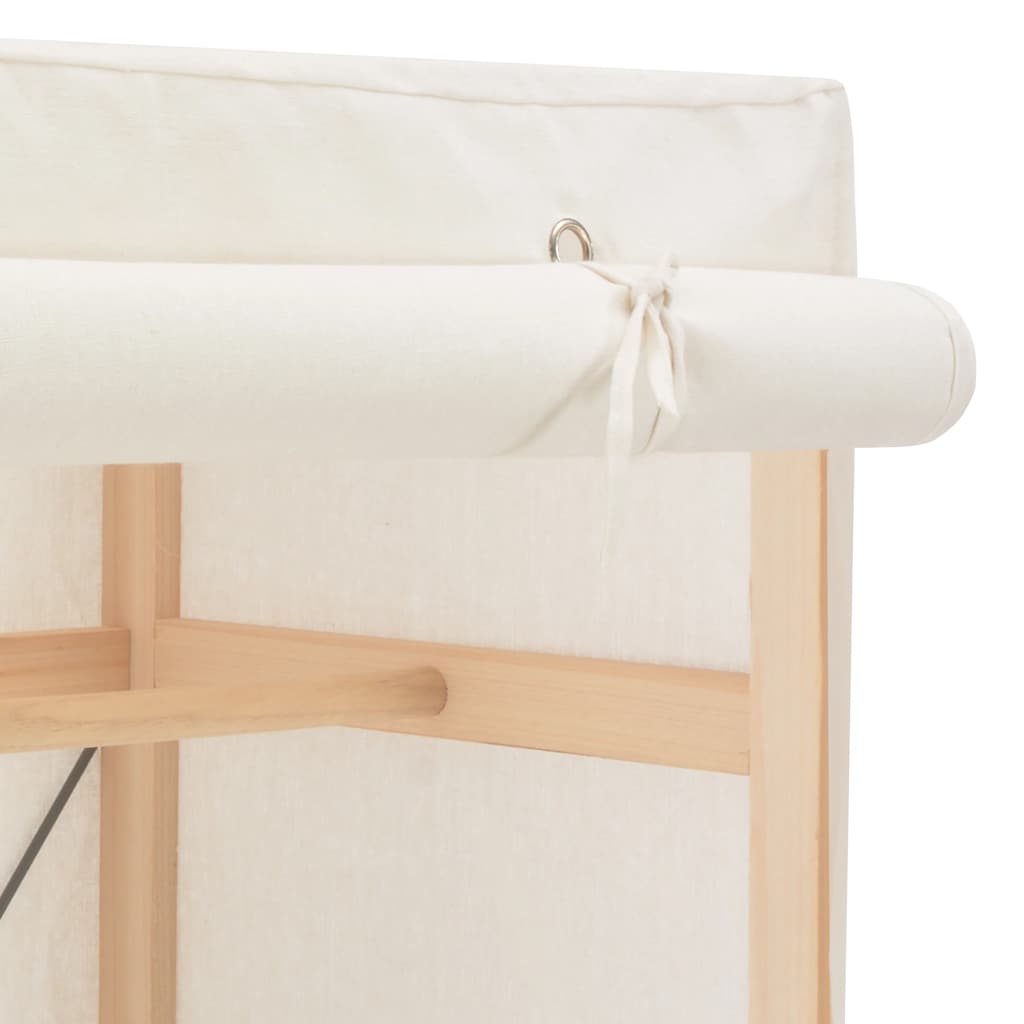 klædeskab 79 x 40 x 170 cm stof hvid
