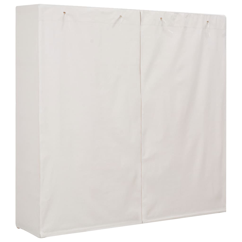 klædeskab 173 x 40 x 170 cm stof hvid