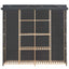 klædeskab 173 x 40 x 170 cm stof grå