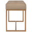 bænk i fløjl 80 cm beige