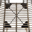 spisebordsstole 6 stk. naturligt rattan brun