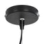 loftslamper 2 stk. halvkugle 40 cm E27 sort og guldfarvet