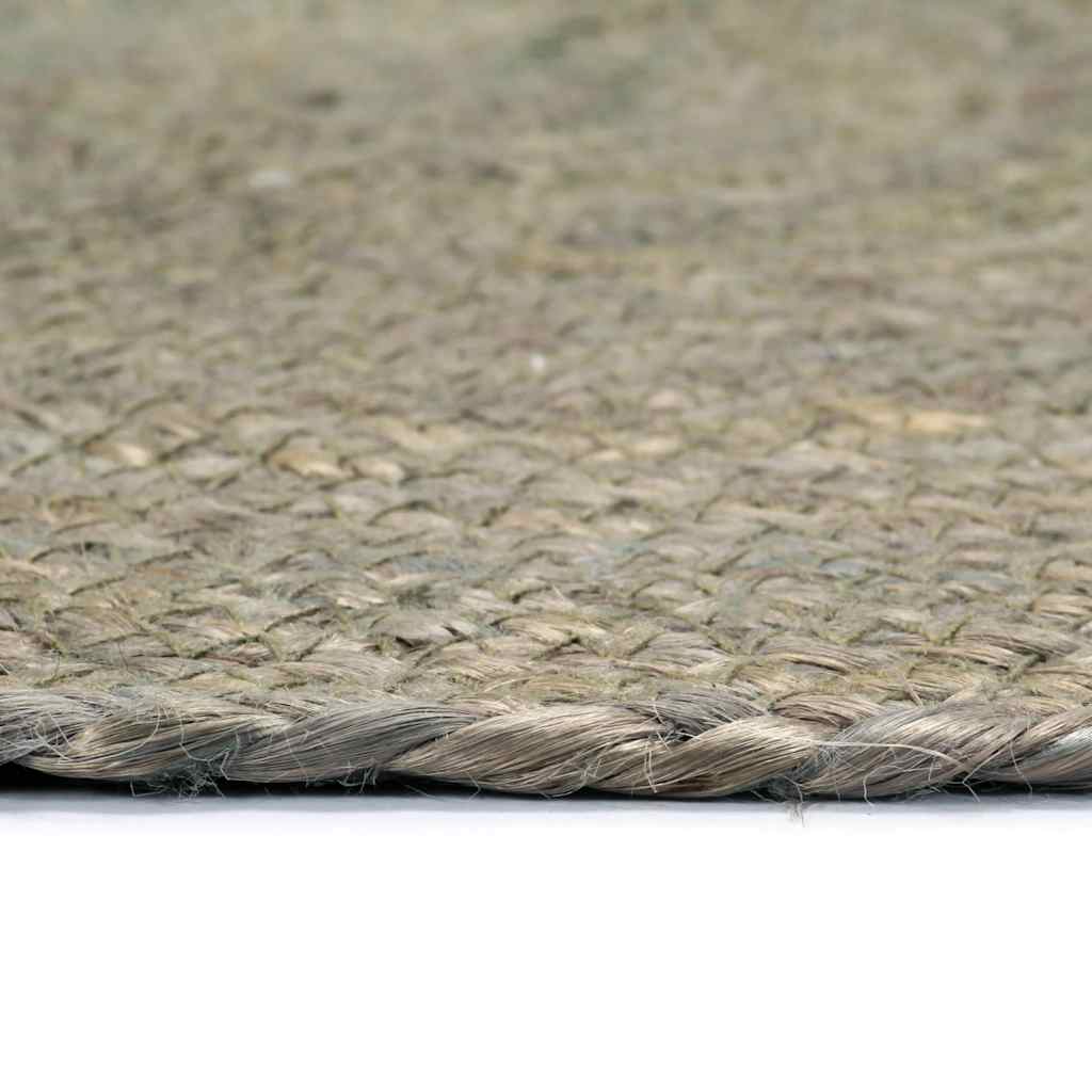 dækkeservietter 4 stk. rund 38 cm jute grå