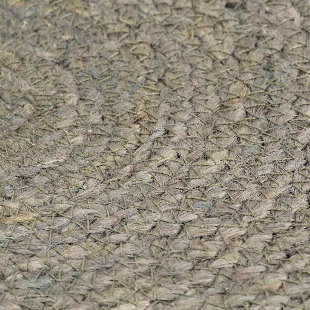 dækkeservietter 4 stk. rund 38 cm jute grå
