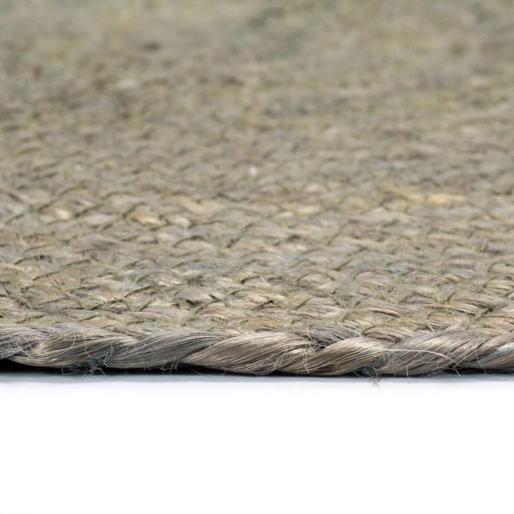 dækkeservietter 6 stk. rund 38 cm jute grå
