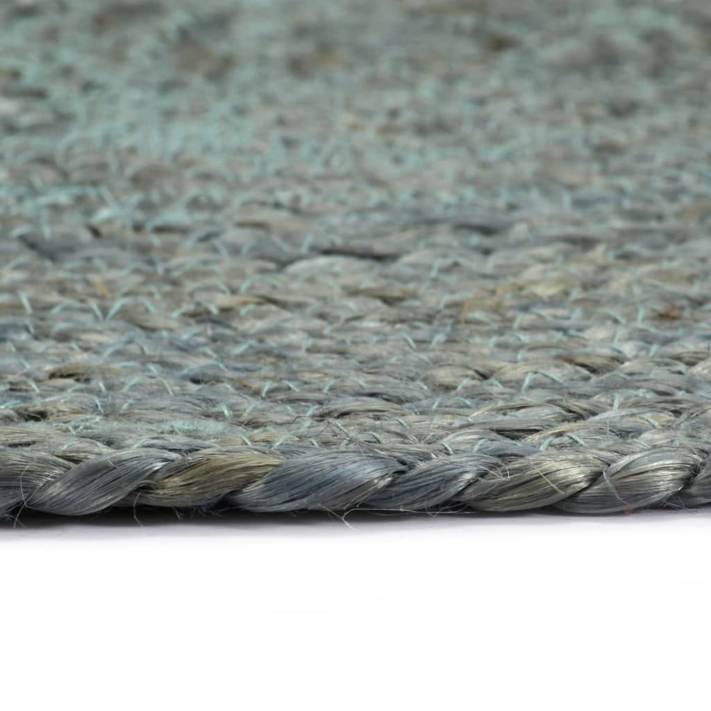 dækkeservietter 4 stk. rund 38 cm jute olivengrøn