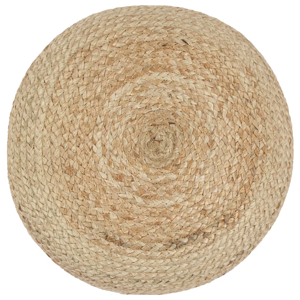 håndlavet puf 45 x 30 jute