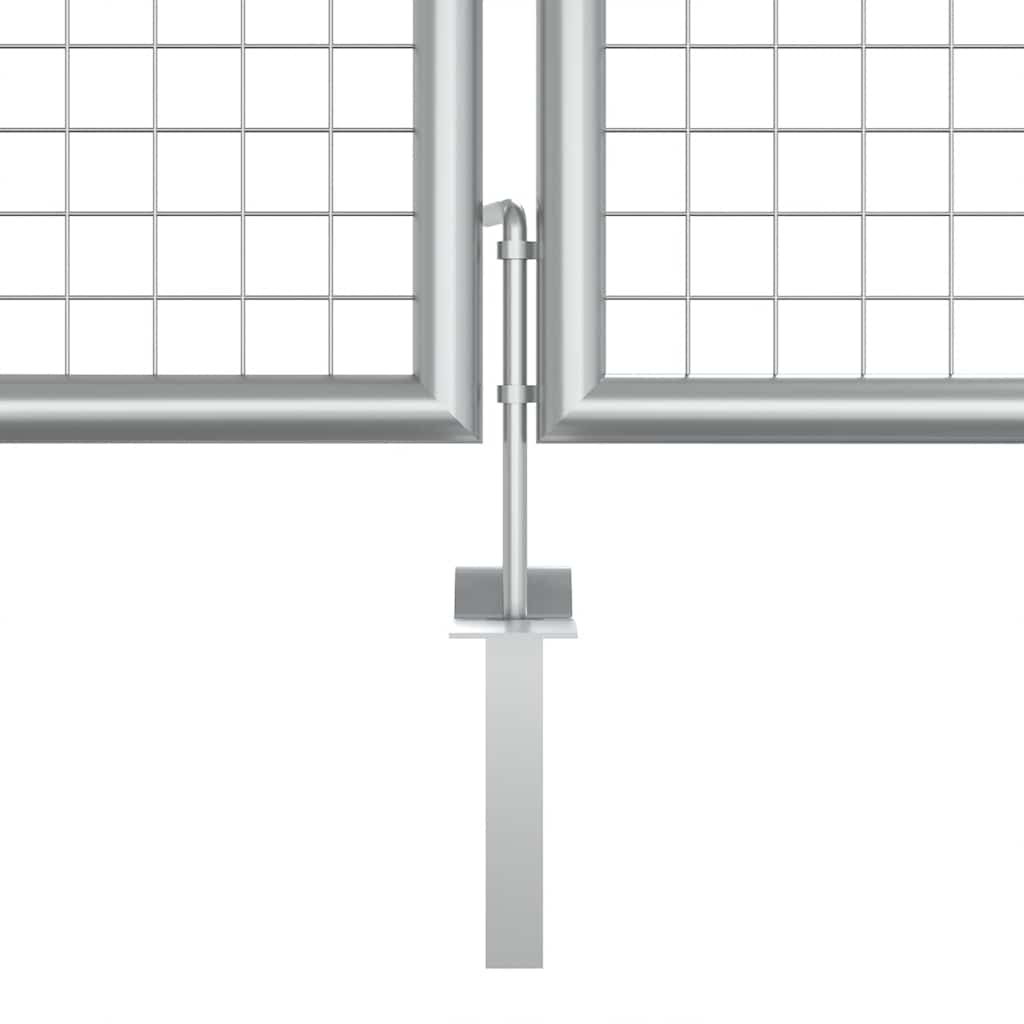 havelåge galvaniseret stål 400x125 cm sølv