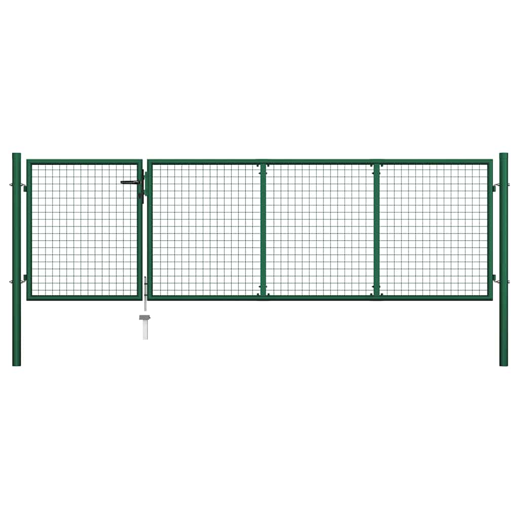 havelåge stål 350x100 cm grøn
